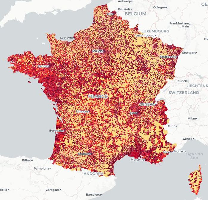 Éligibilité toutes technologies internet 8 Mega et +