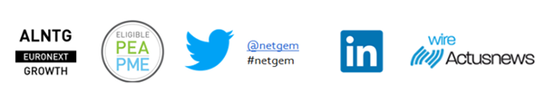 Logos contact et certifications Netgem