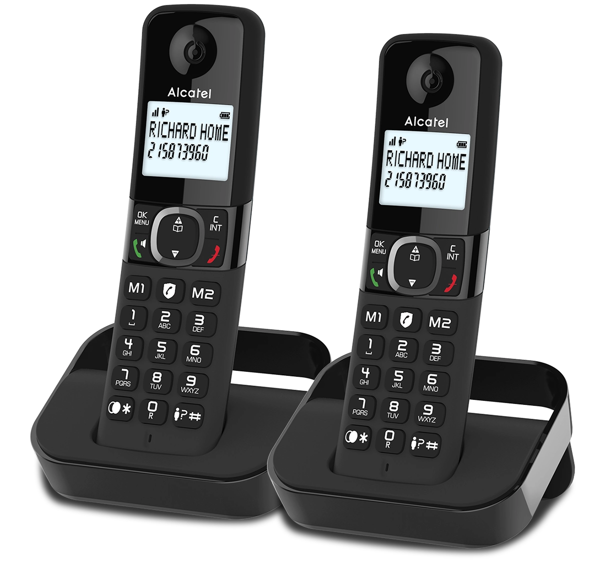 Pack 2 téléphones sans fil DECT