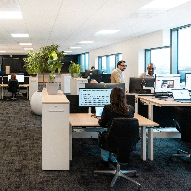 Prise de vue du Cinquième étage : zone nord