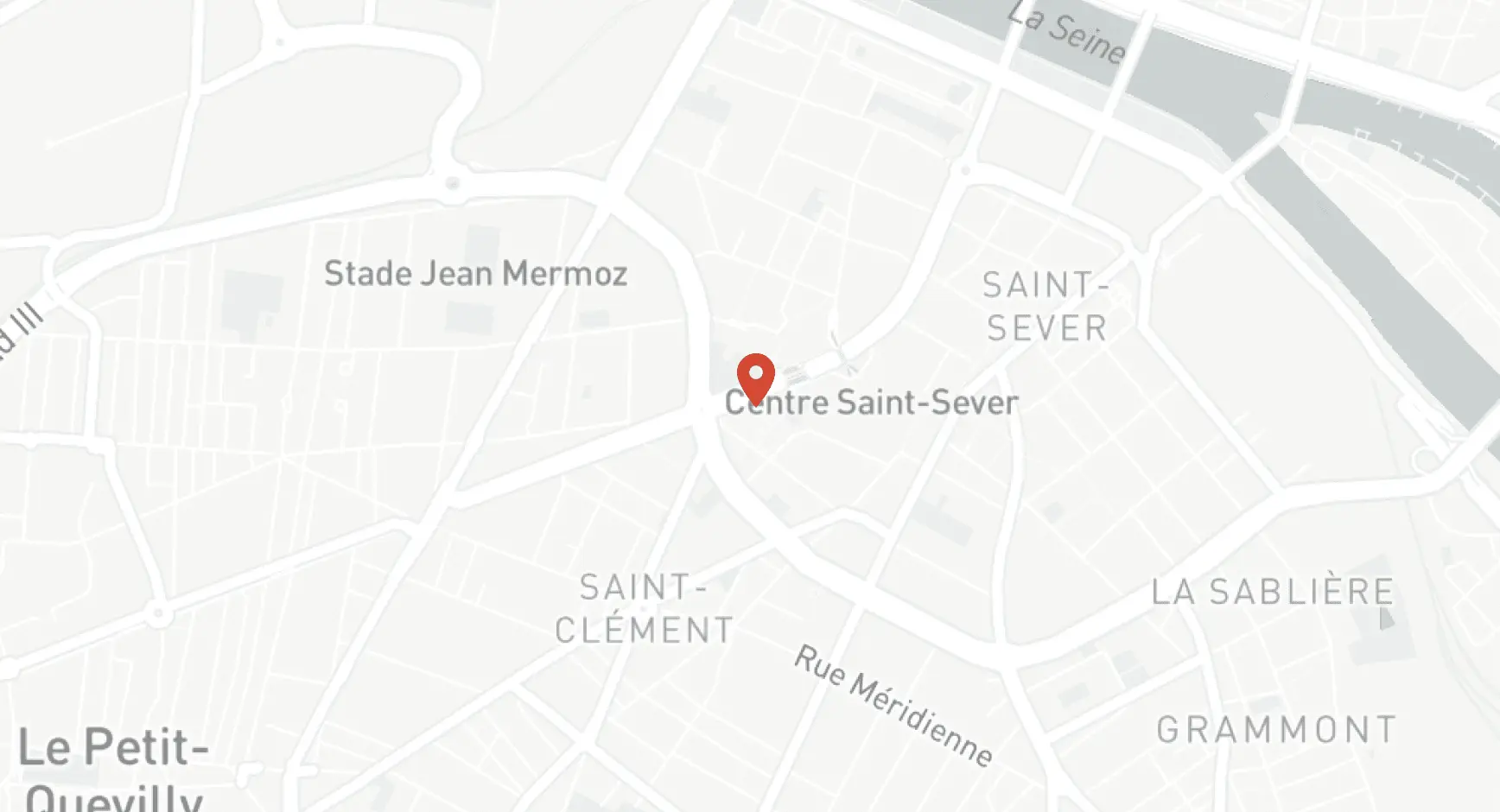 Plan de situation de l'antenne de Nordnet à Rouen
